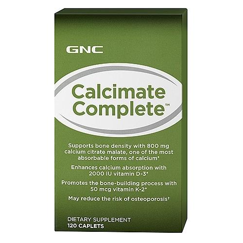 Buy GNC Calcimate Complete 800mg D-3 2000IU Dietary Supplement – Tajori.pk