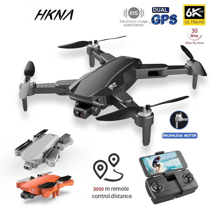 Drone HKNA S608 Pro GPS Profesional 6K HD Dual Camera Aerial Photography - GeekTomy