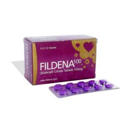 Fildena 100: Sildenafil 100mg Purple Pill, Start $0.74/Pill