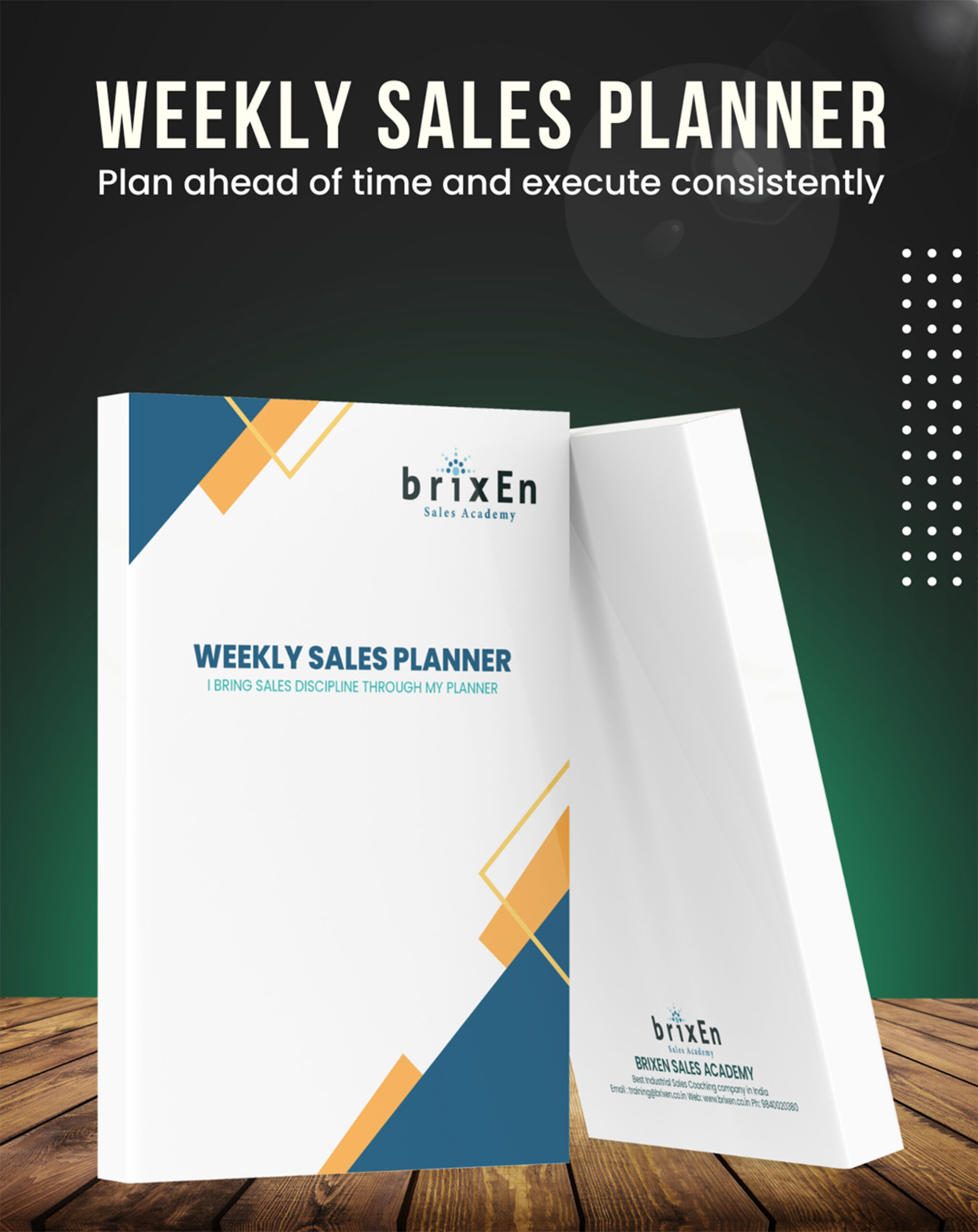 Weekly Sales Planner For Sales Planning | BrixEn