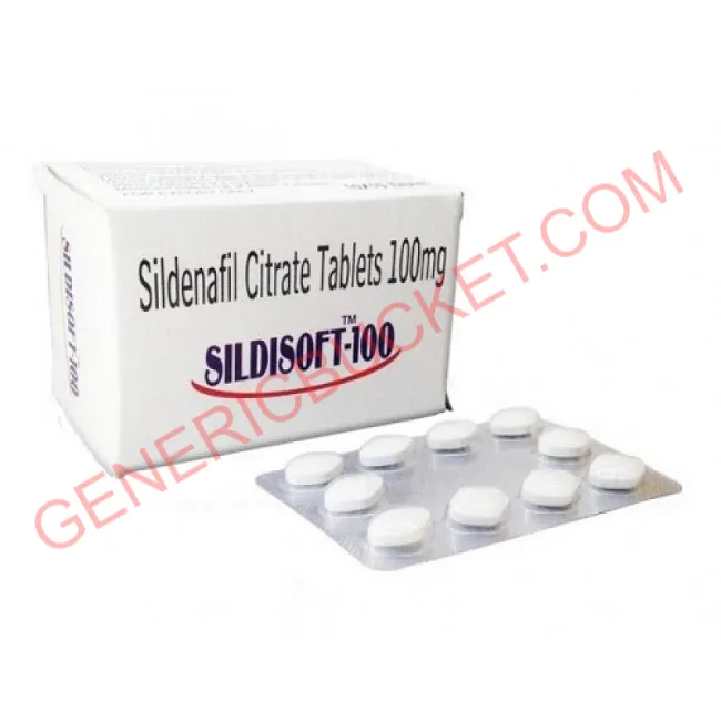 Sildisoft 100mg Tablet | Sildenafil Citrate USA 5 TO 7 Days Delivery