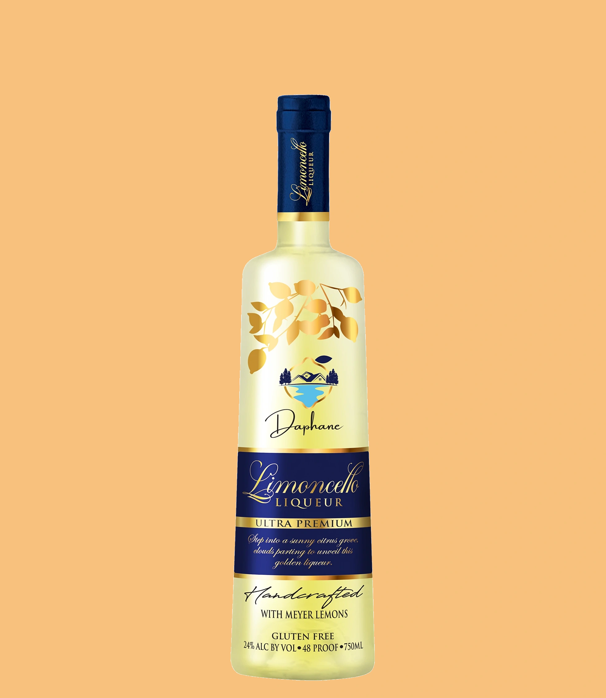 Daphane Limoncello – Ultra Premium Gluten Free Organic Limoncello