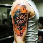 Tattoo Compass