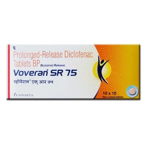 Voveran SR 75 mg Tablet | Long-Lasting Pain Relief