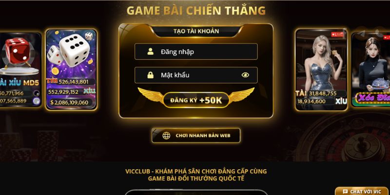 Vicclub - Sân Chơi Đổi Thưởng Đẳng Cấp Nhất Thị Trường Việt