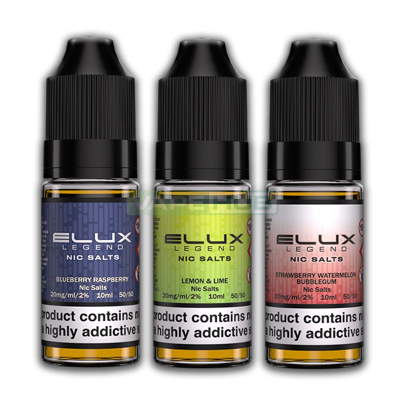 Elux Nic Salt E-Liquid | Elux Legend Nic Salts | 5 for £10