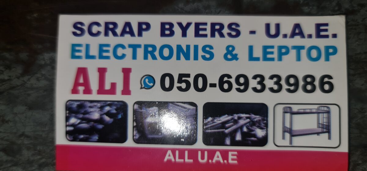 Scrap Buyer In Downtown 052 6337876  Kargal Classifieds