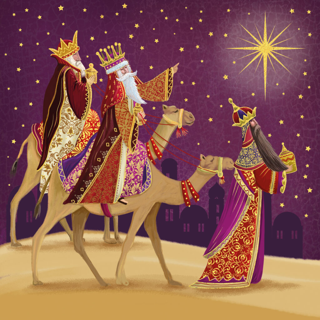 TLM - Gold | Frankincense & Myrrh Cards Christmas Cards |