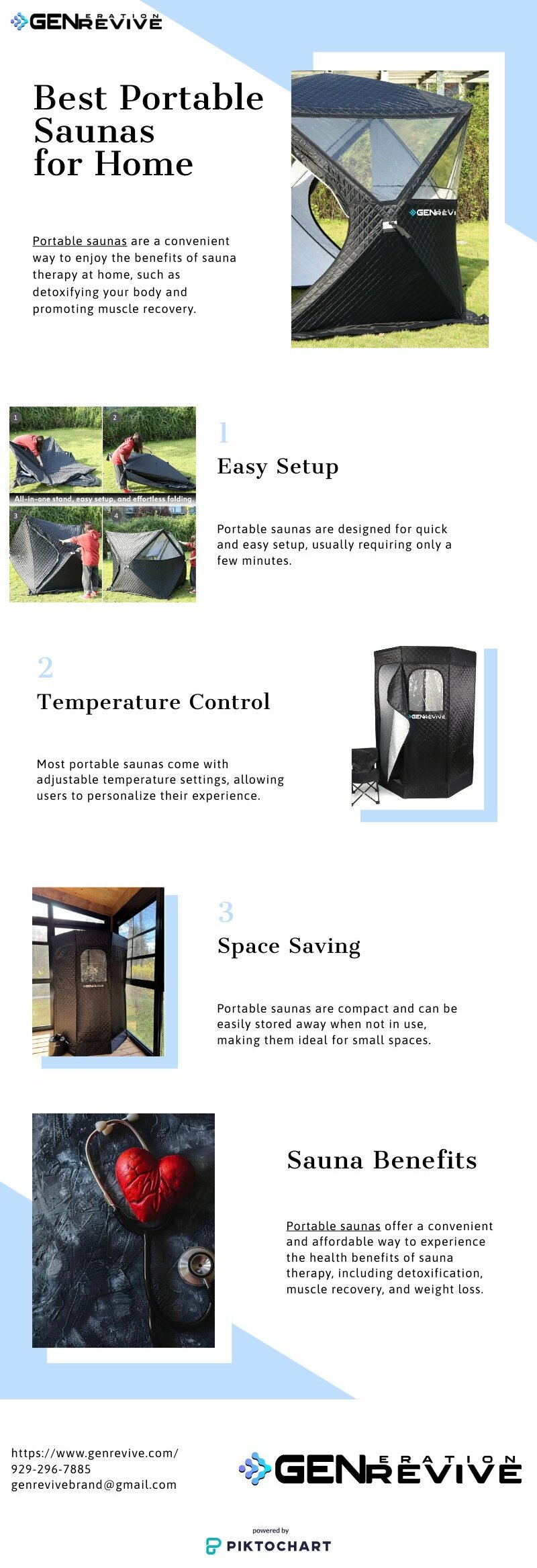 Best Portable Saunas for Home — Steam, Infrared & More | Piktochart Visual Editor